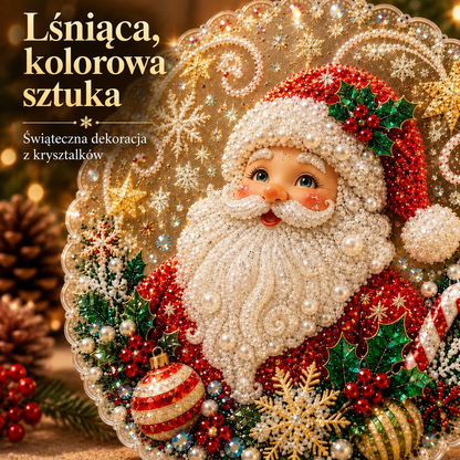Magiczna Bombka | Kryształówka – zestaw do samodzielnego wyklejania świątecznej ozdoby